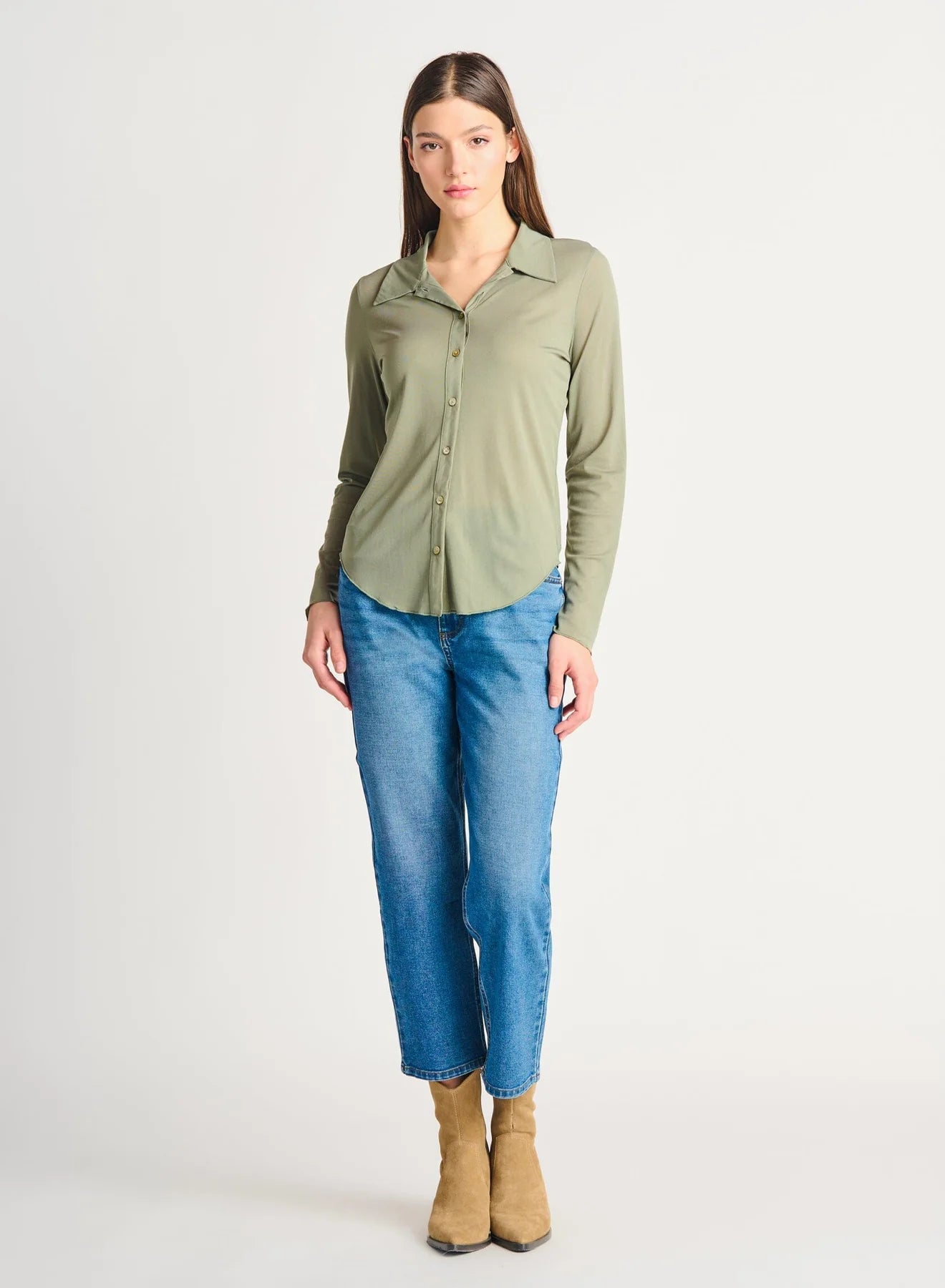 Dex Mesh Button Front Top