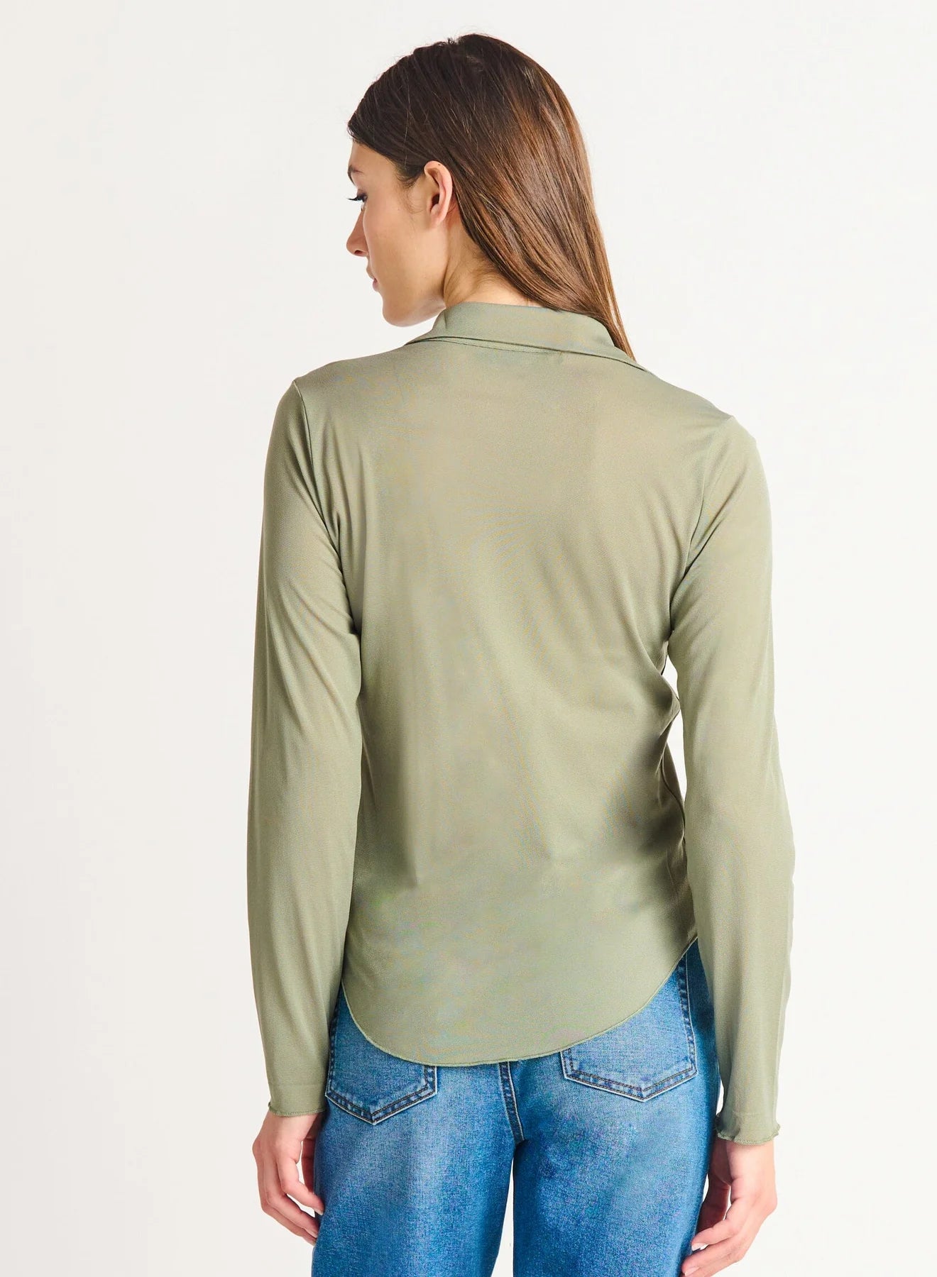 Dex Mesh Button Front Top