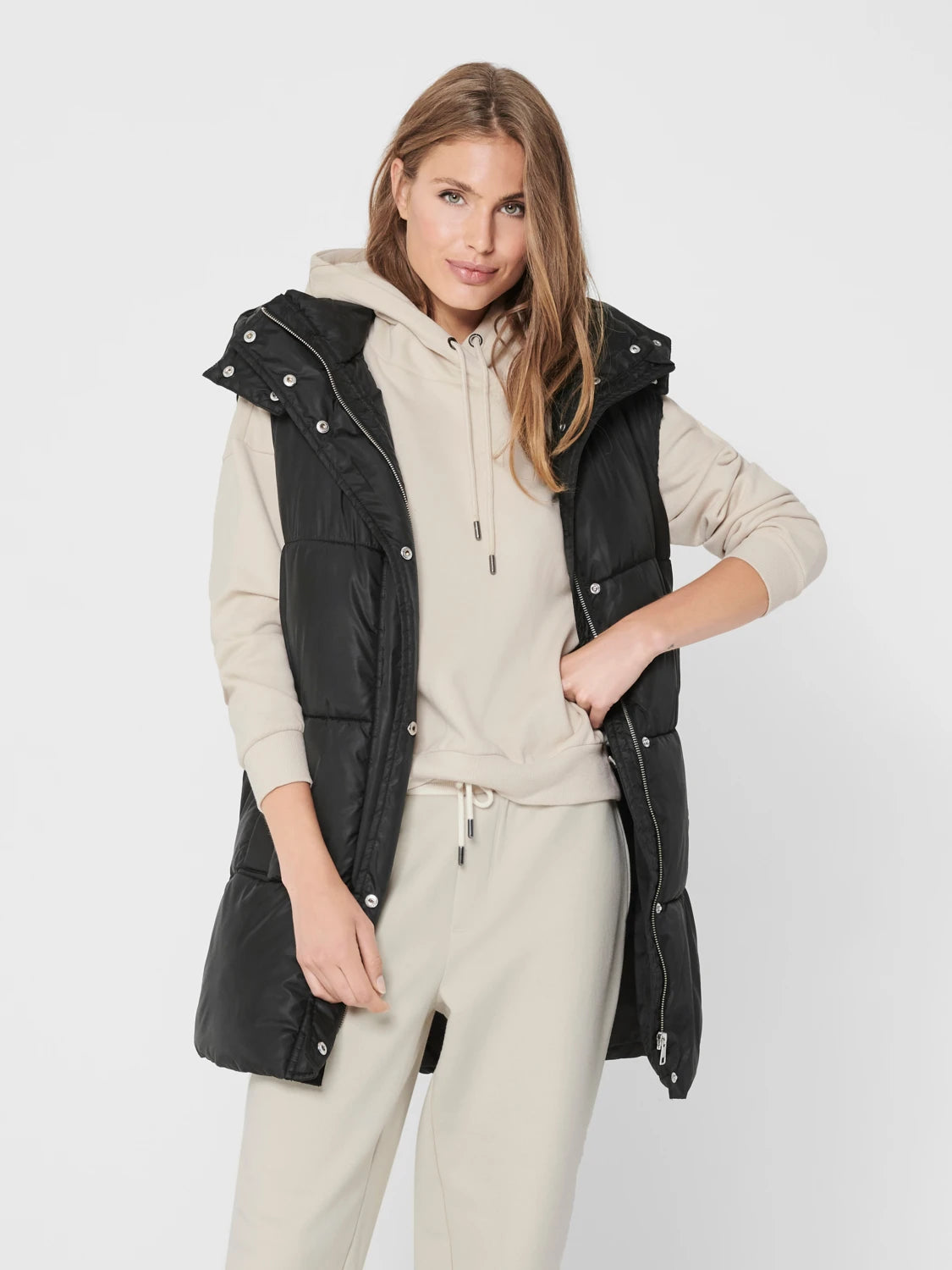 ONLY Black Demy Padded Vest
