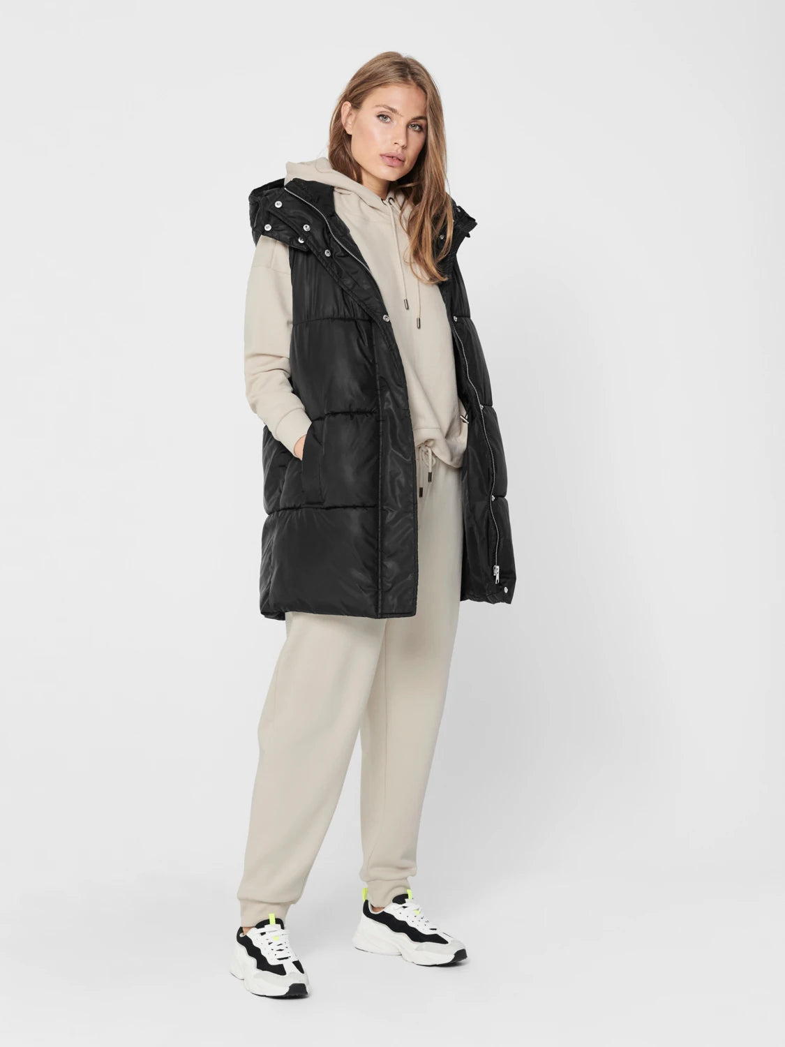 ONLY Black Demy Padded Vest