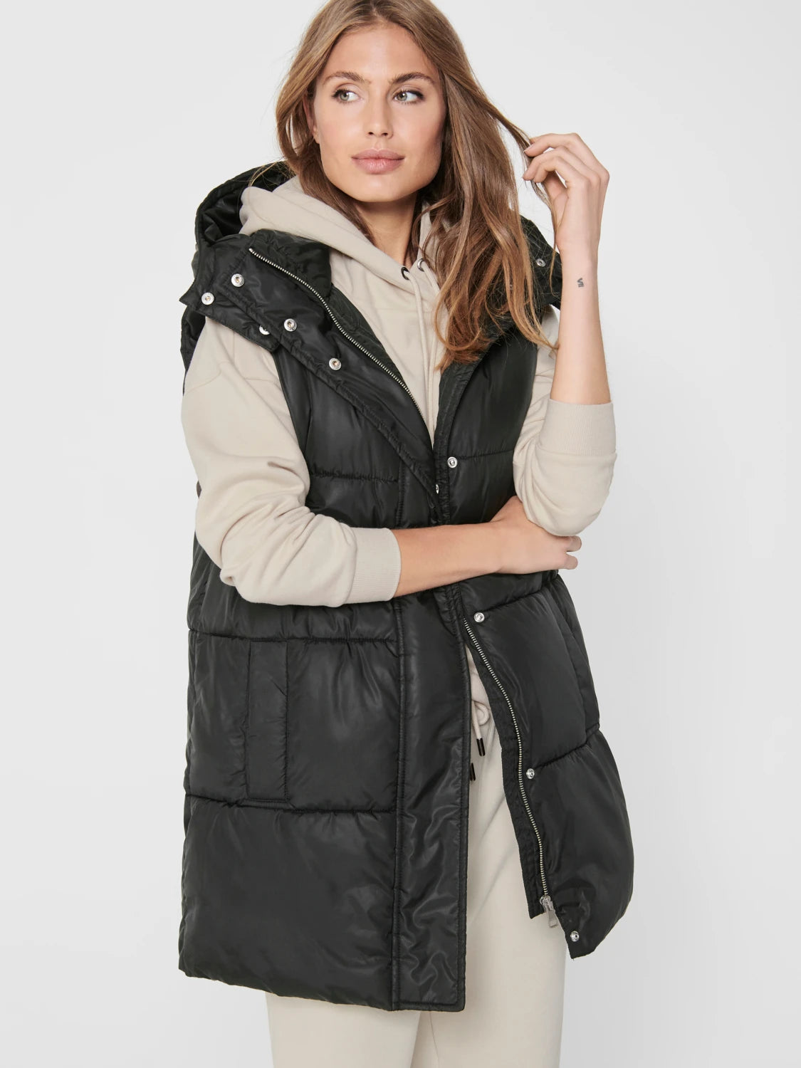 ONLY Black Demy Padded Vest