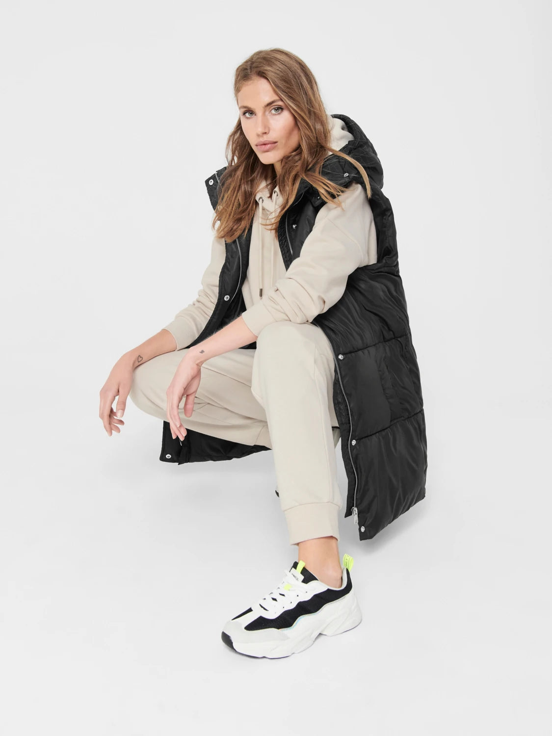 ONLY Black Demy Padded Vest