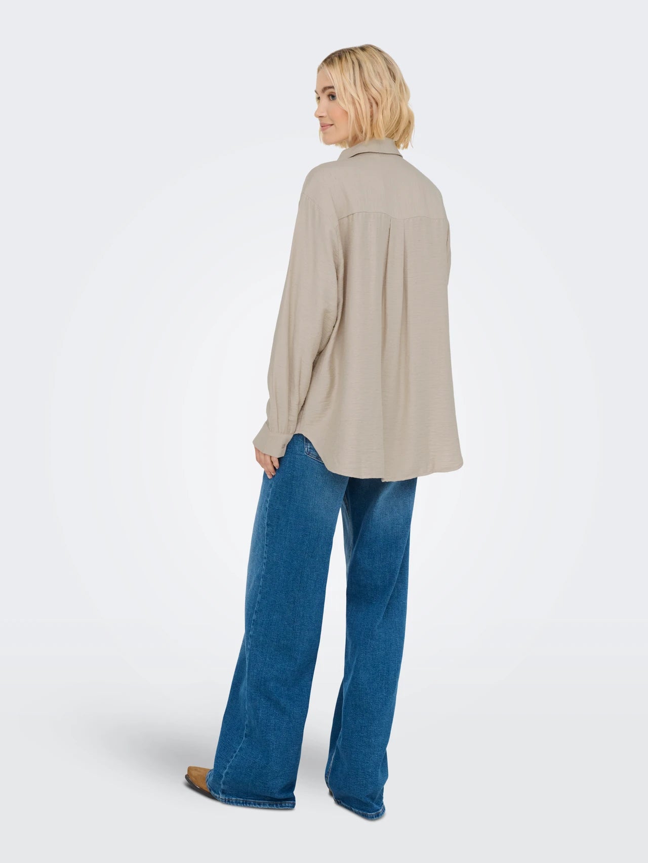 ONLY Lino Oxford Tan Blouse
