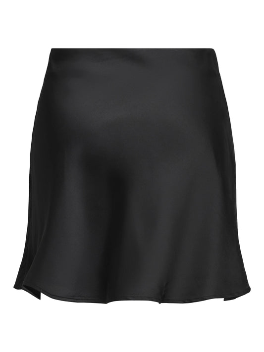 ONLY Black Mika Satin Skirt