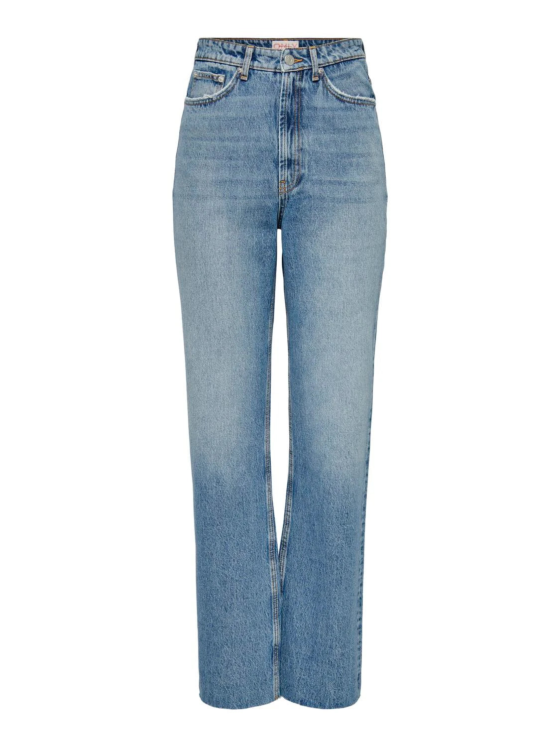 ONLY Riley High Rise Straight Leg Jeans