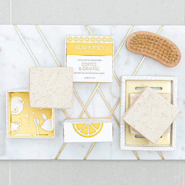 Bear & Joey Coffee & Orange Exfoliating Soap Bar