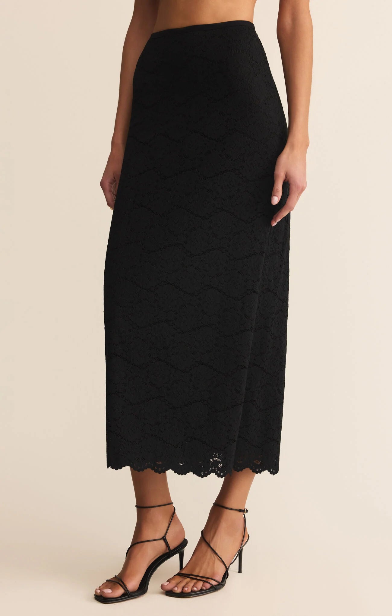 Z Supply Via Lace Midi Skirt