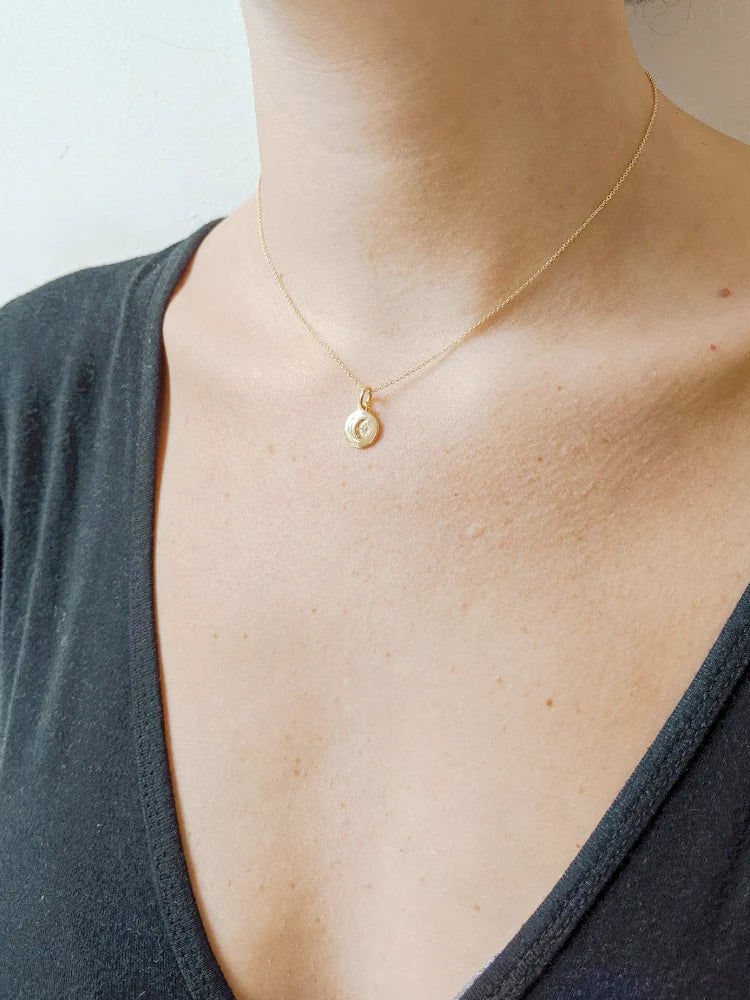 Little Gold Stargazer Necklace