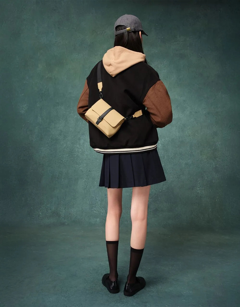 Gaston Luga Latte Spläsh Crossbody Bag