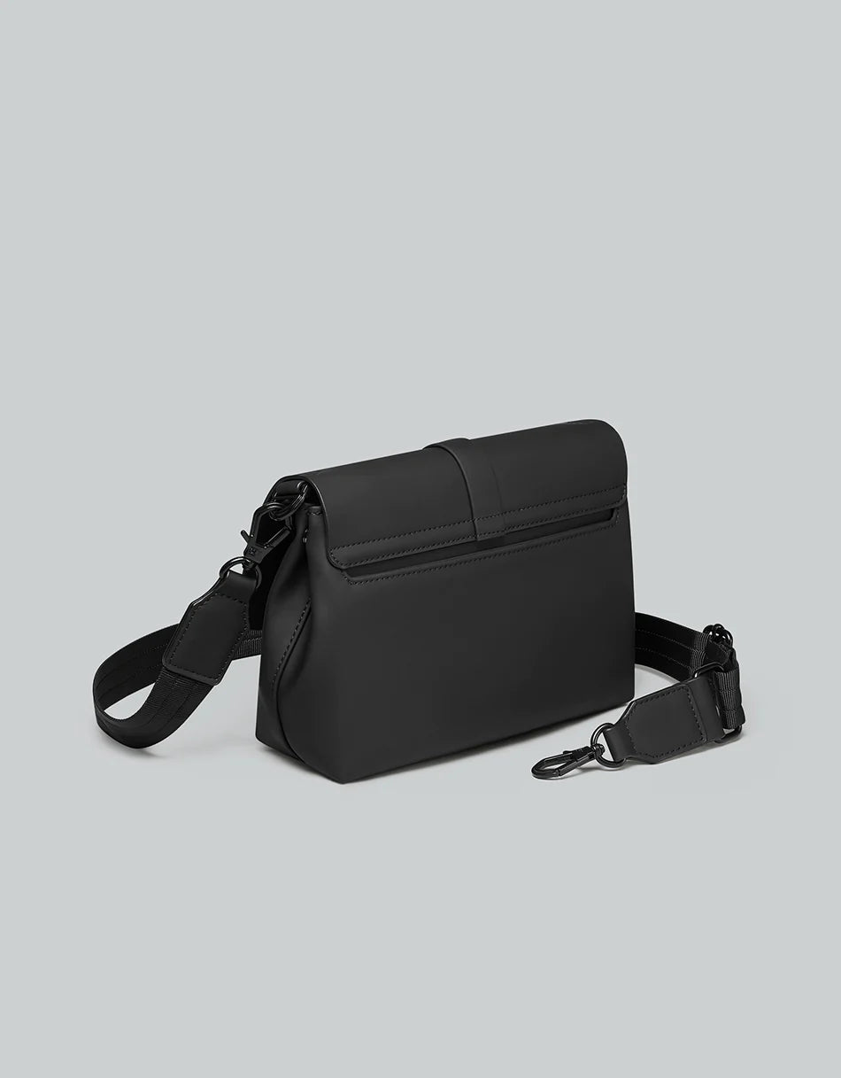 Gaston Luga Black Spläsh Crossbody Bag