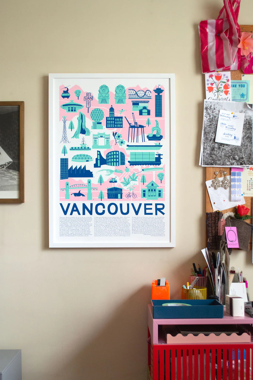 Banquet Atelier & Workshop Welcome to Vancouver Art Print
