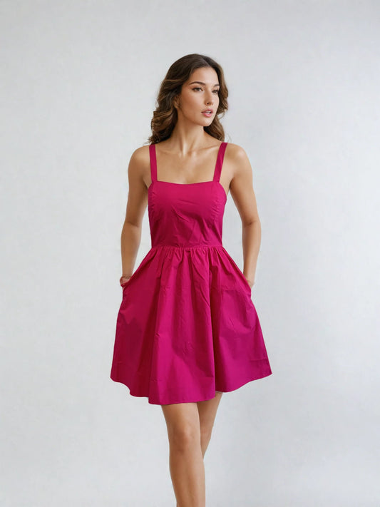 PRIV Nonnie Poplin Cocktail Dress