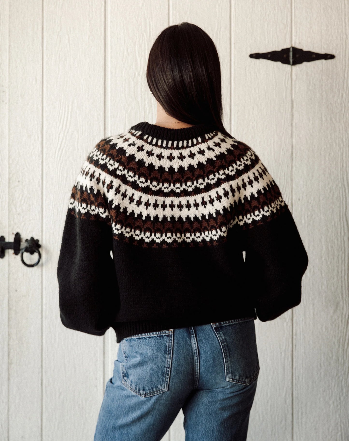 Brunette the Label Fair Isle Jacquard Sweater