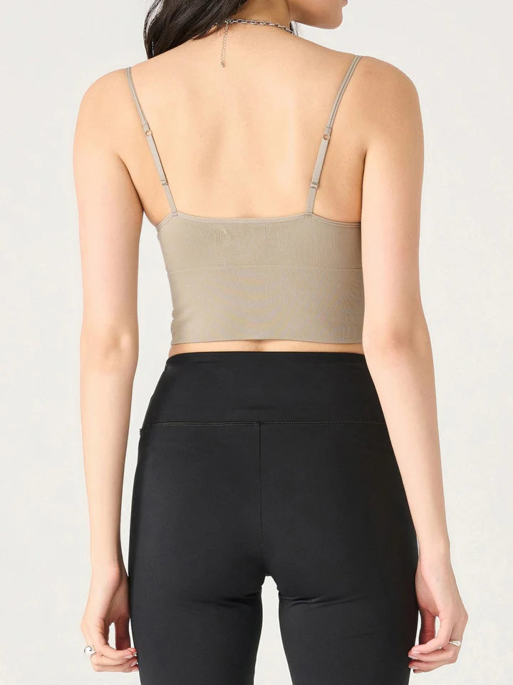 Dex Taupe Seamless Bra Top
