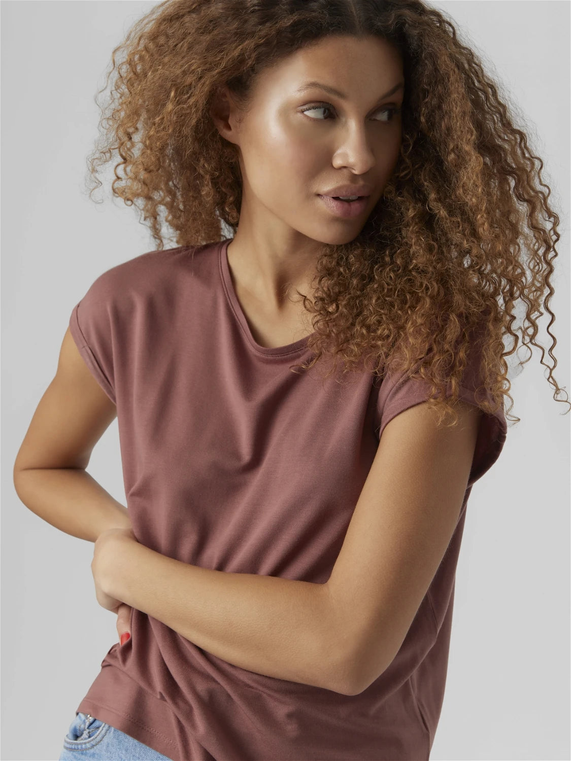 Vero Moda Rose Brown Ava Tee