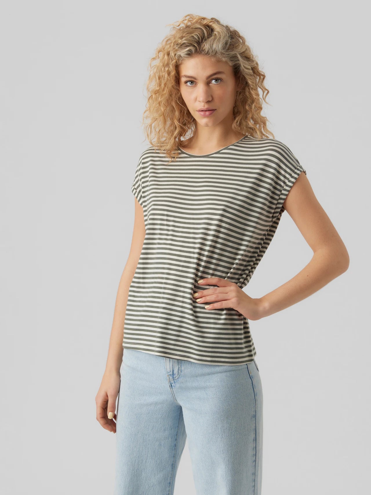 Vero Moda Laurel Wreath Striped Ava Tee