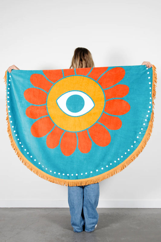 Tofino Towel Co. The Flower Power Round Towel
