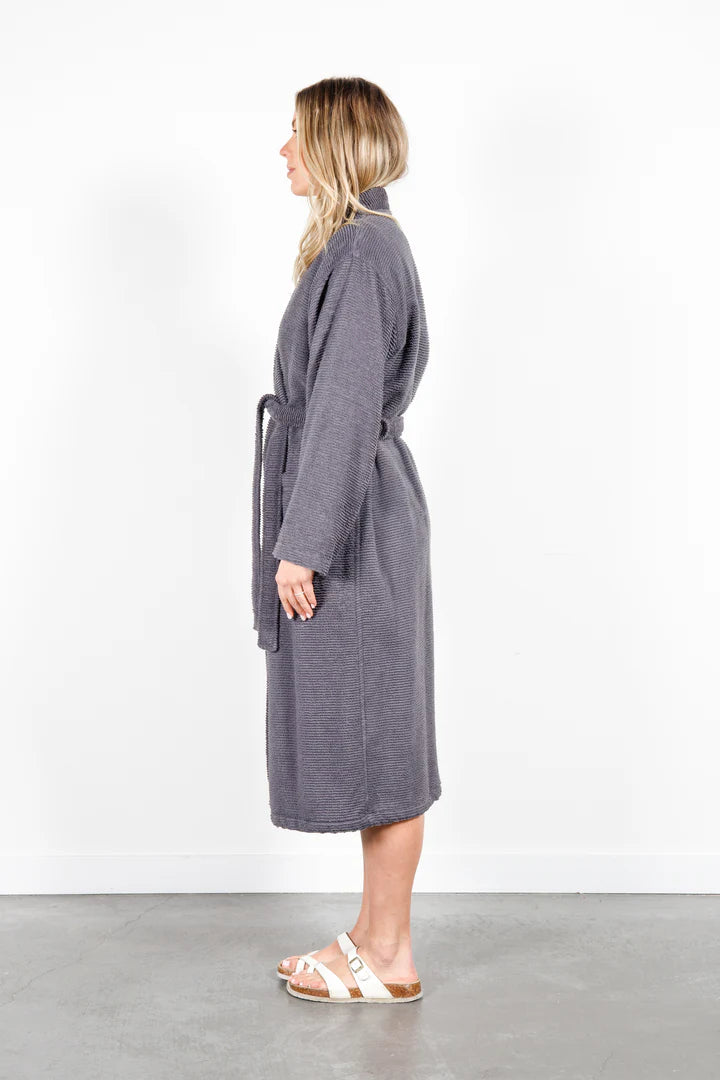 Tofino Towel Co. The Arnet Robe- Charcoal
