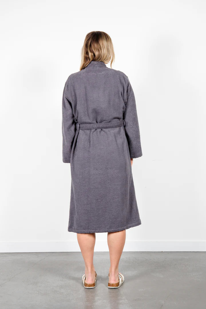 Tofino Towel Co. The Arnet Robe- Charcoal
