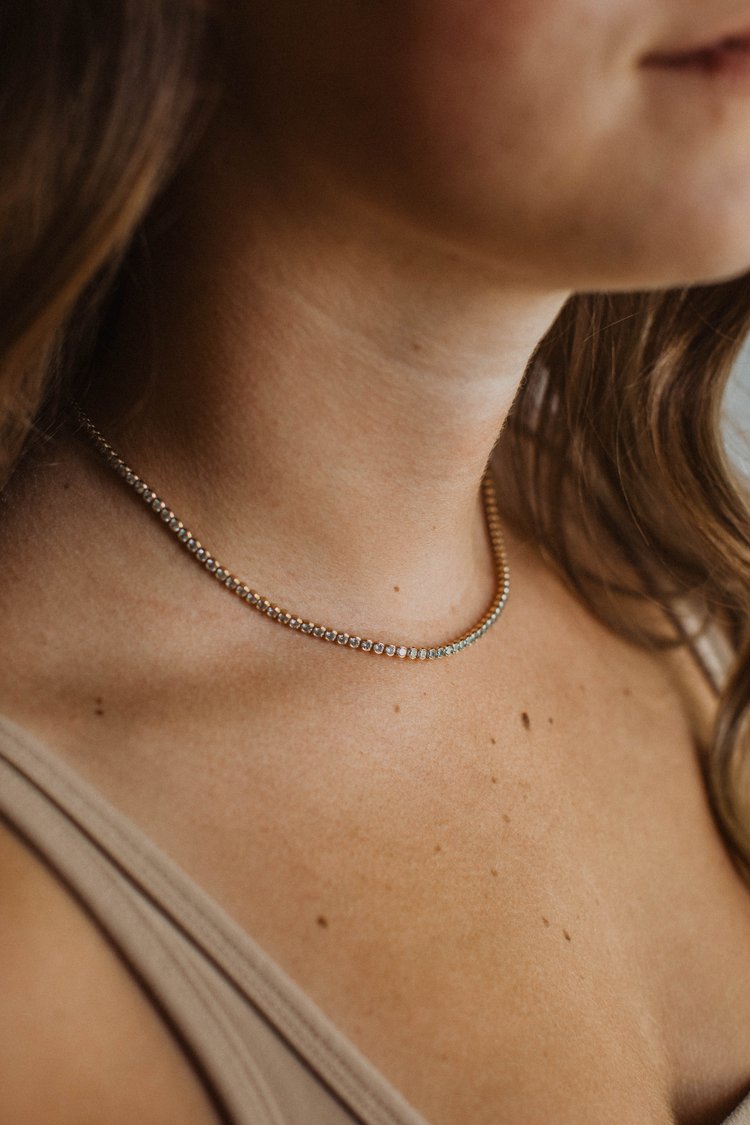 Lavender & Grace Aspen Tennis Necklace