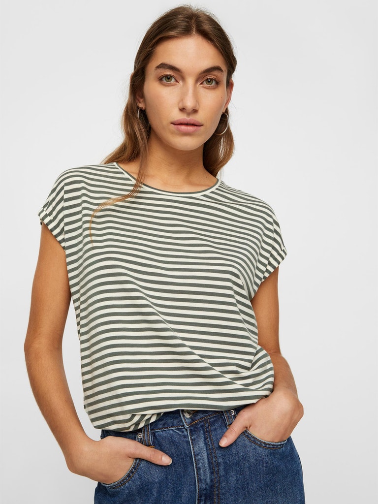 Vero Moda Laurel Wreath Striped Ava Tee