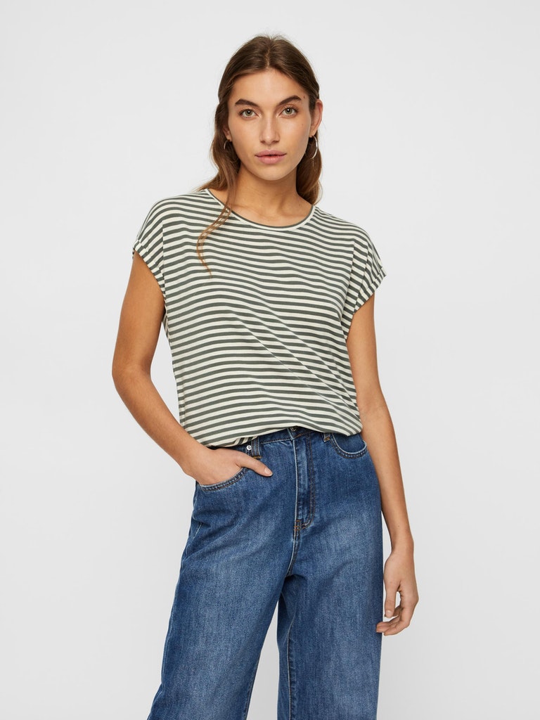 Vero Moda Laurel Wreath Striped Ava Tee