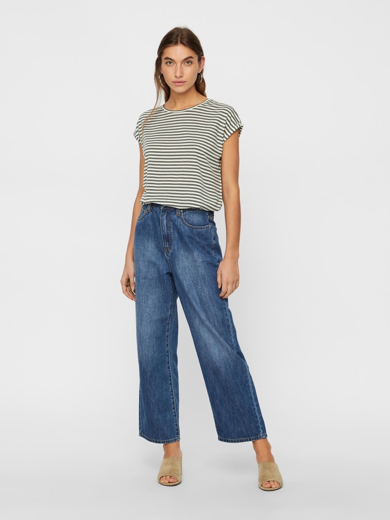 Vero Moda Laurel Wreath Striped Ava Tee