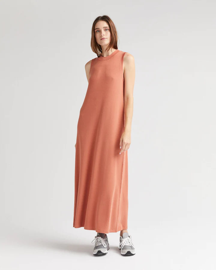 Copper long cheap dress