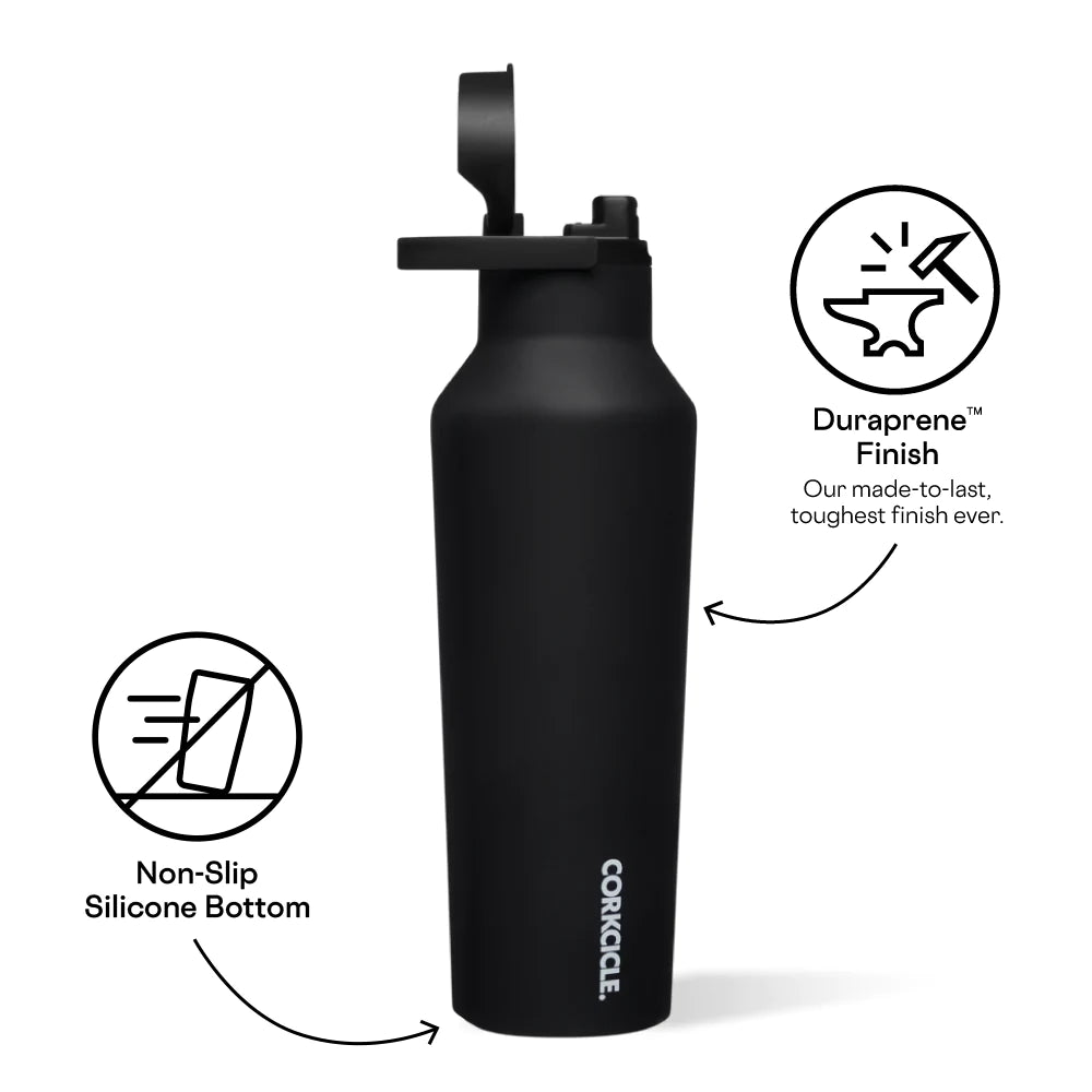 Corkcicle 20oz Black Sport Canteen