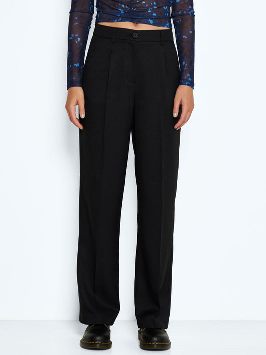 Noisy May Drewie High Waisted Straight Leg Pants