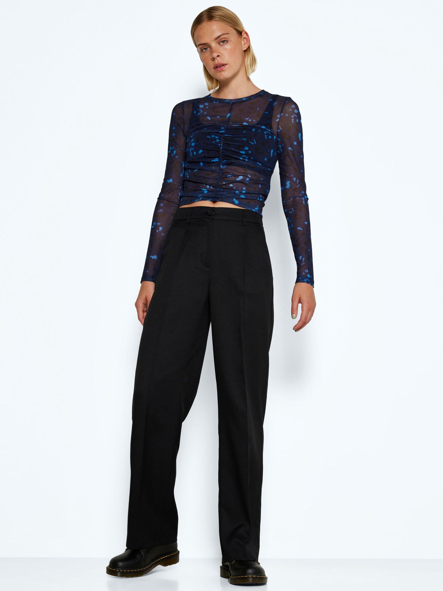Noisy May Drewie High Waisted Straight Leg Pants