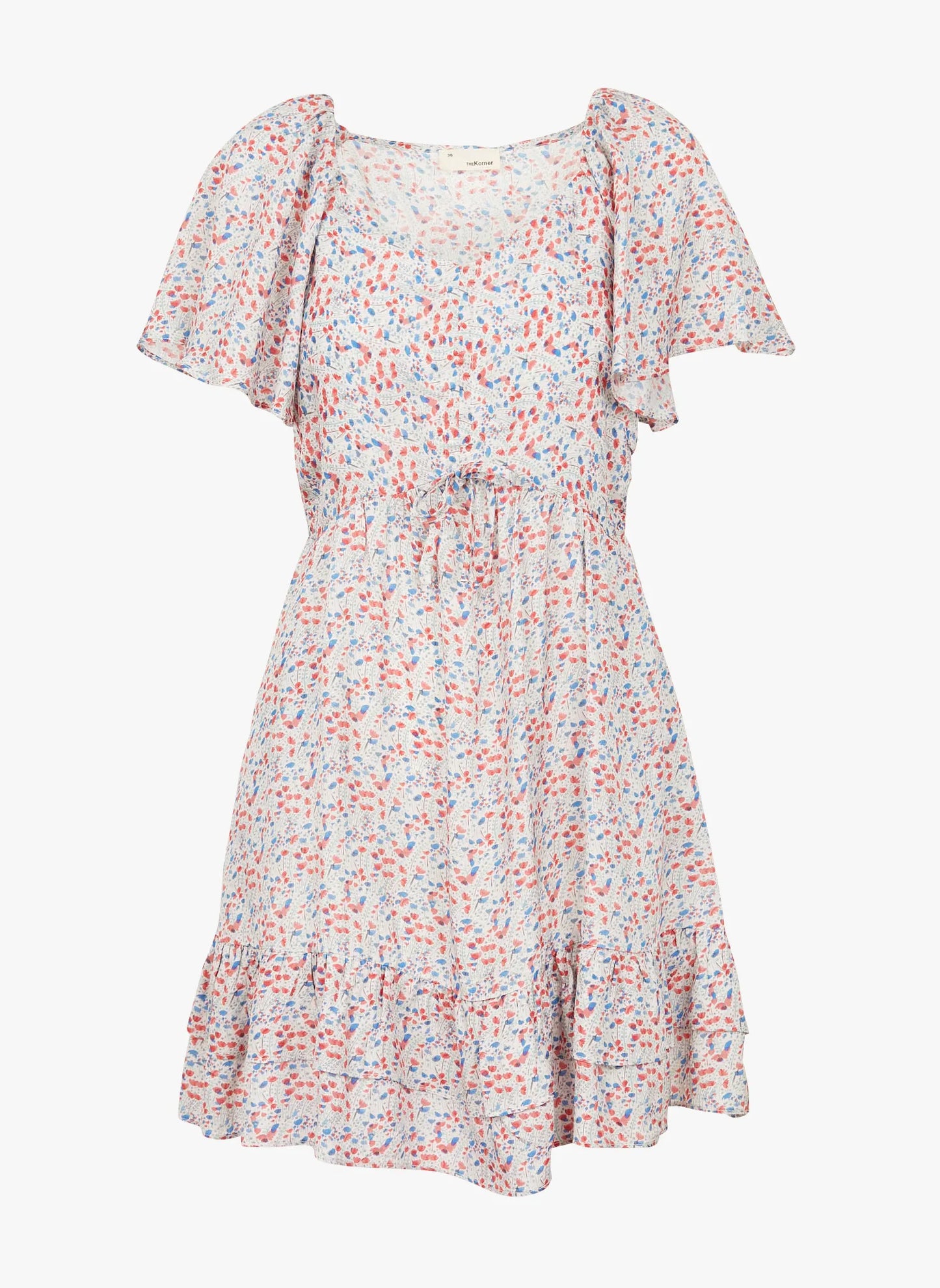 The Korner 9207 Red Floral Dress