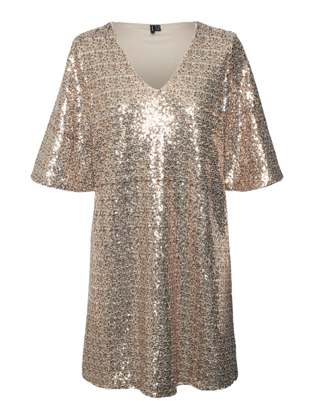 Vero Moda Gold Nanna Dress