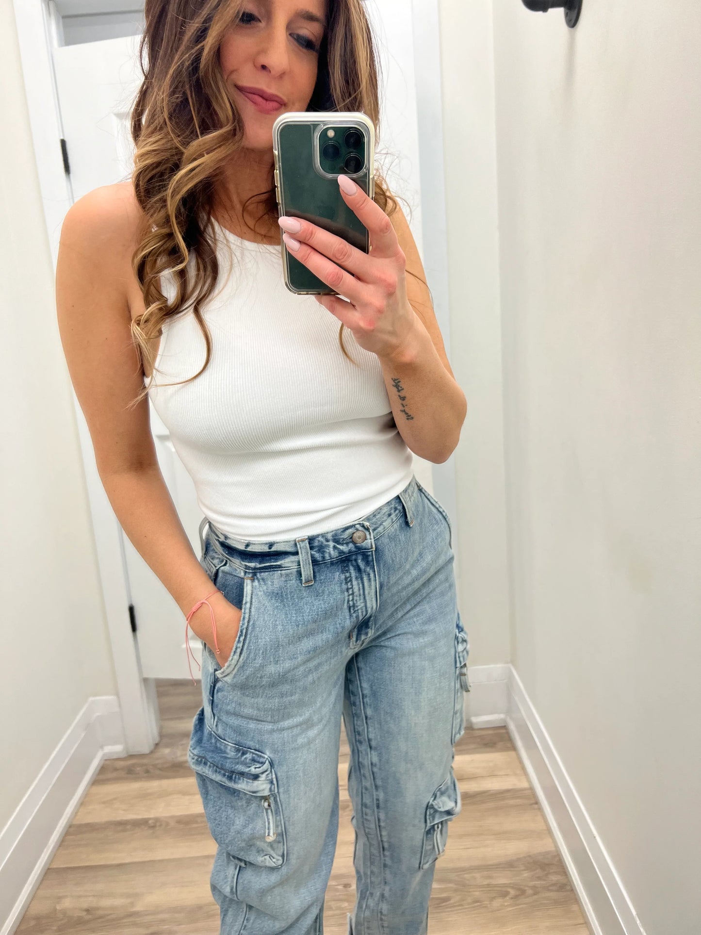 C'est Moi Bamboo Ribbed Tank