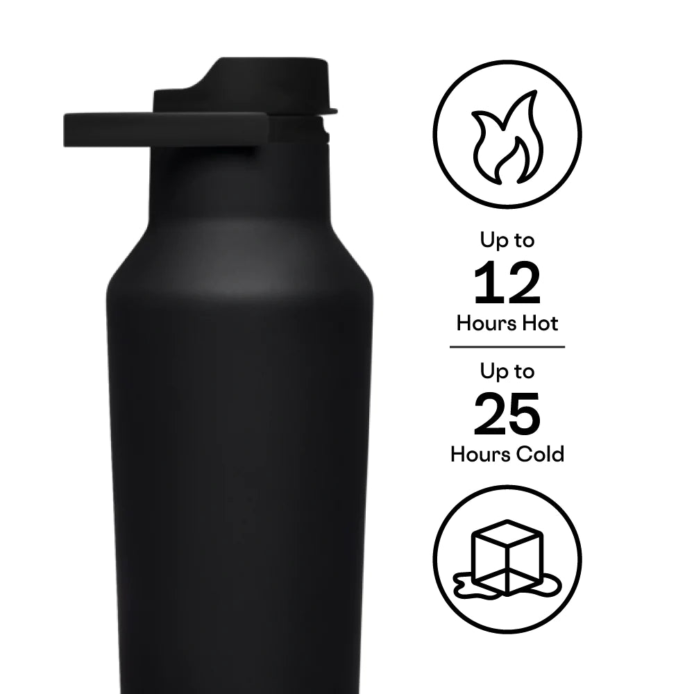 Corkcicle 20oz Black Sport Canteen