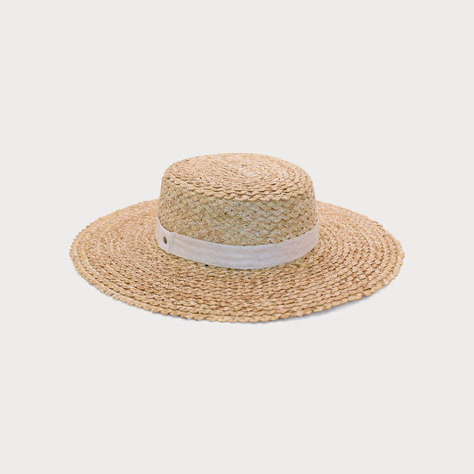 Ace of Something Lerici Straw Boater | Natural White