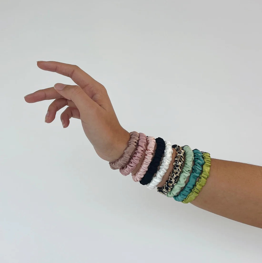 Supercrush Silk Hair Ties | Aquamarine