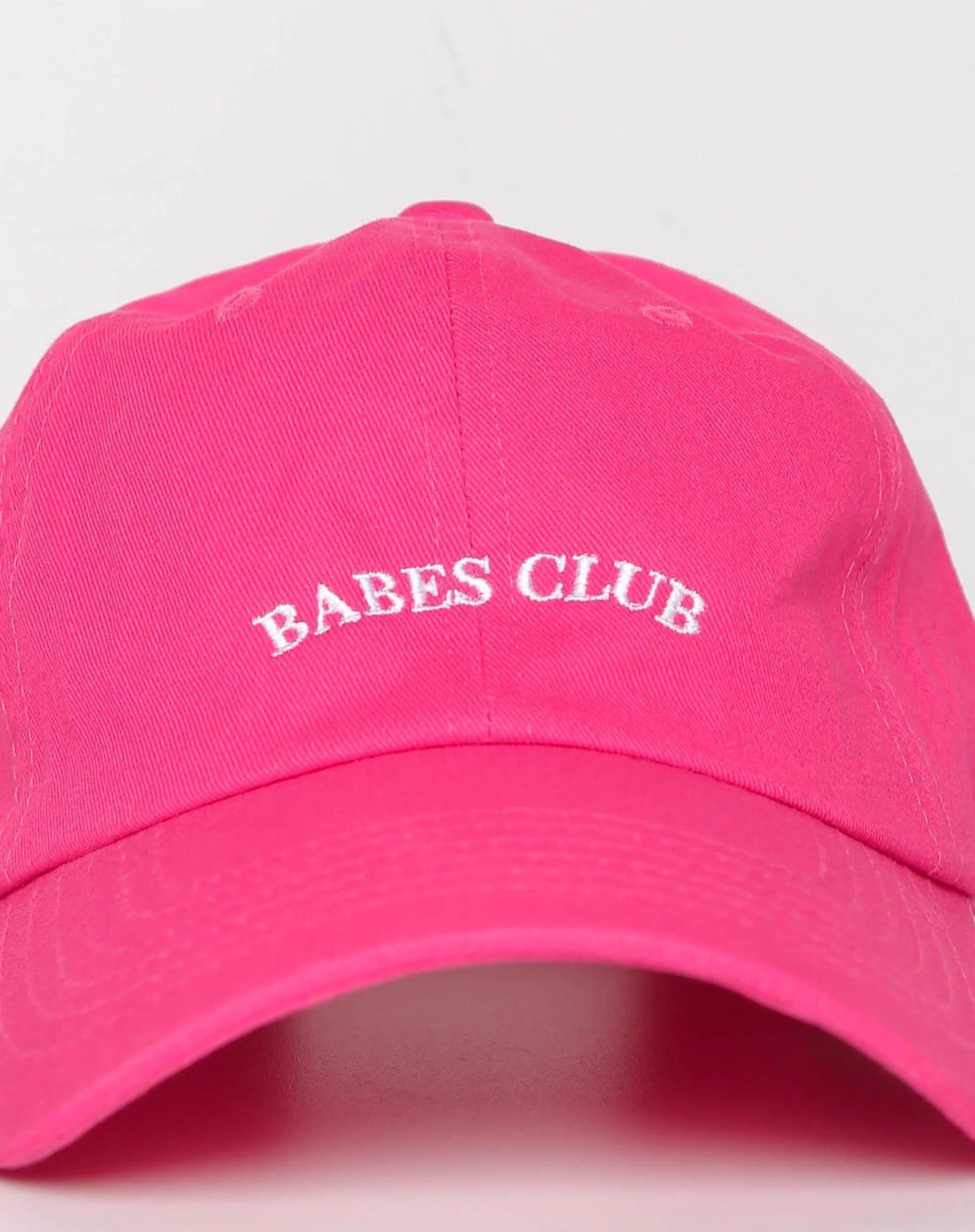 Brunette the Label The "BABES CLUB" Baseball Cap | Fuchsia