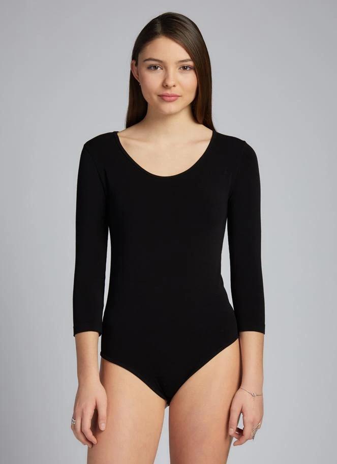 C'est Moi Bamboo 3/4 Sleeve Bodysuit- 3 Colors