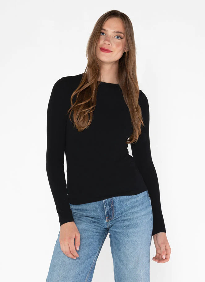C'est Moi Bamboo Crew Neck Long Sleeve