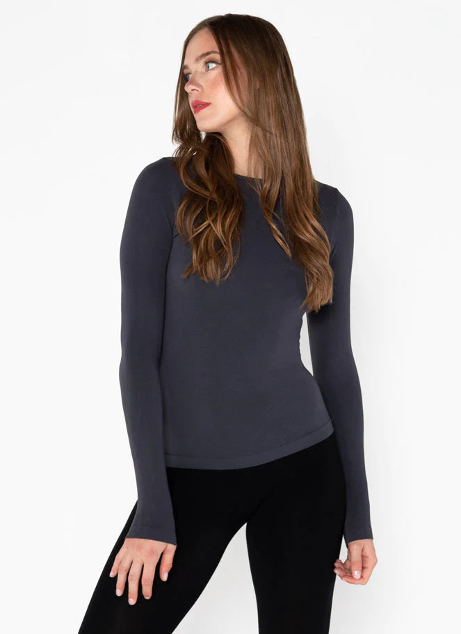 C'est Moi Bamboo Crew Neck Long Sleeve