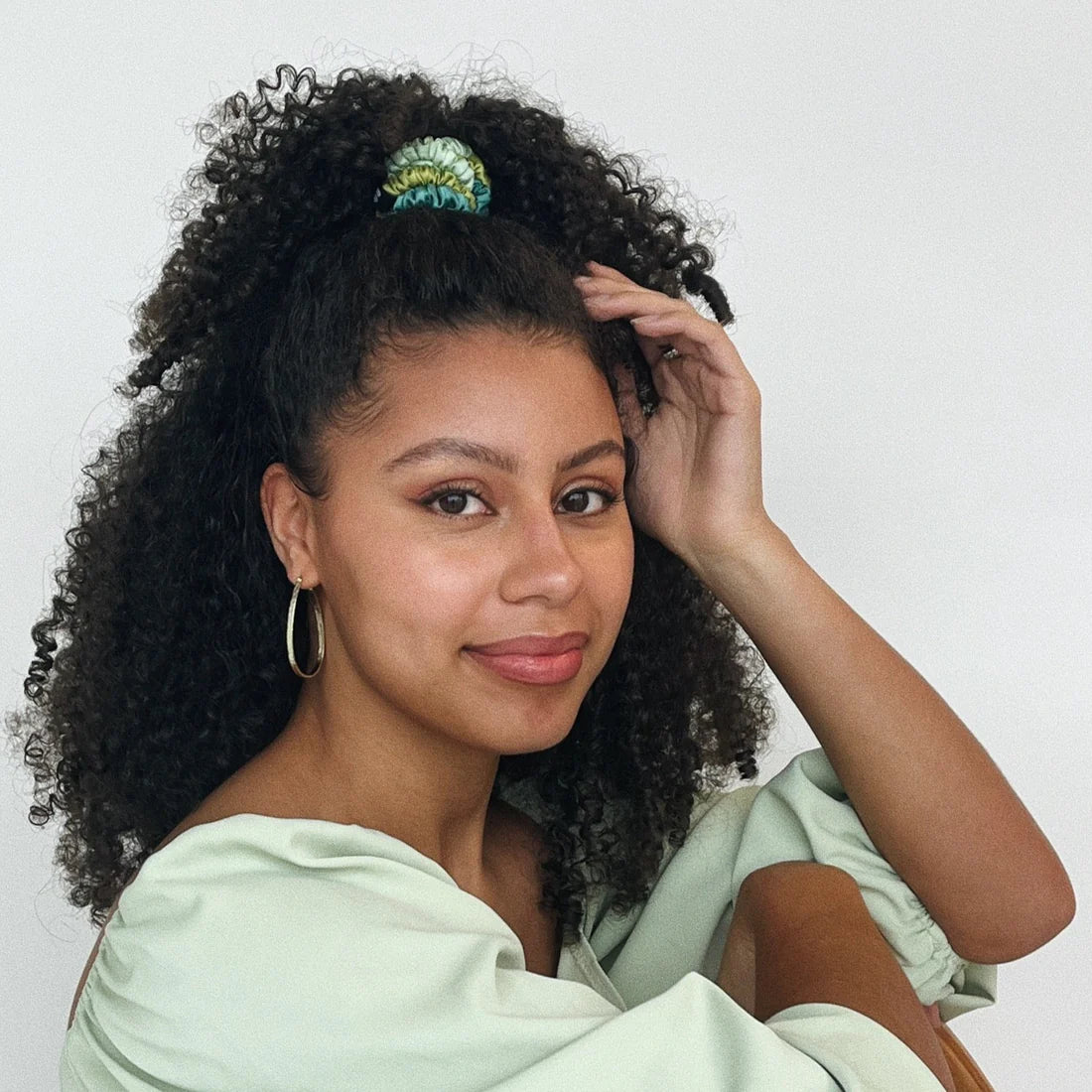 Supercrush Silk Hair Ties | Aquamarine