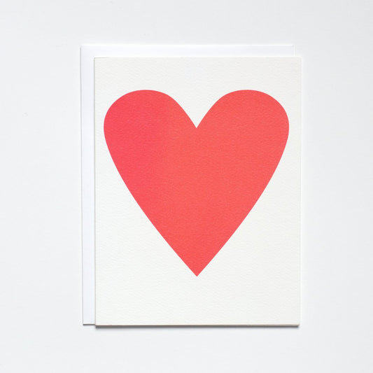 Banquet Neon Pink Heart Card