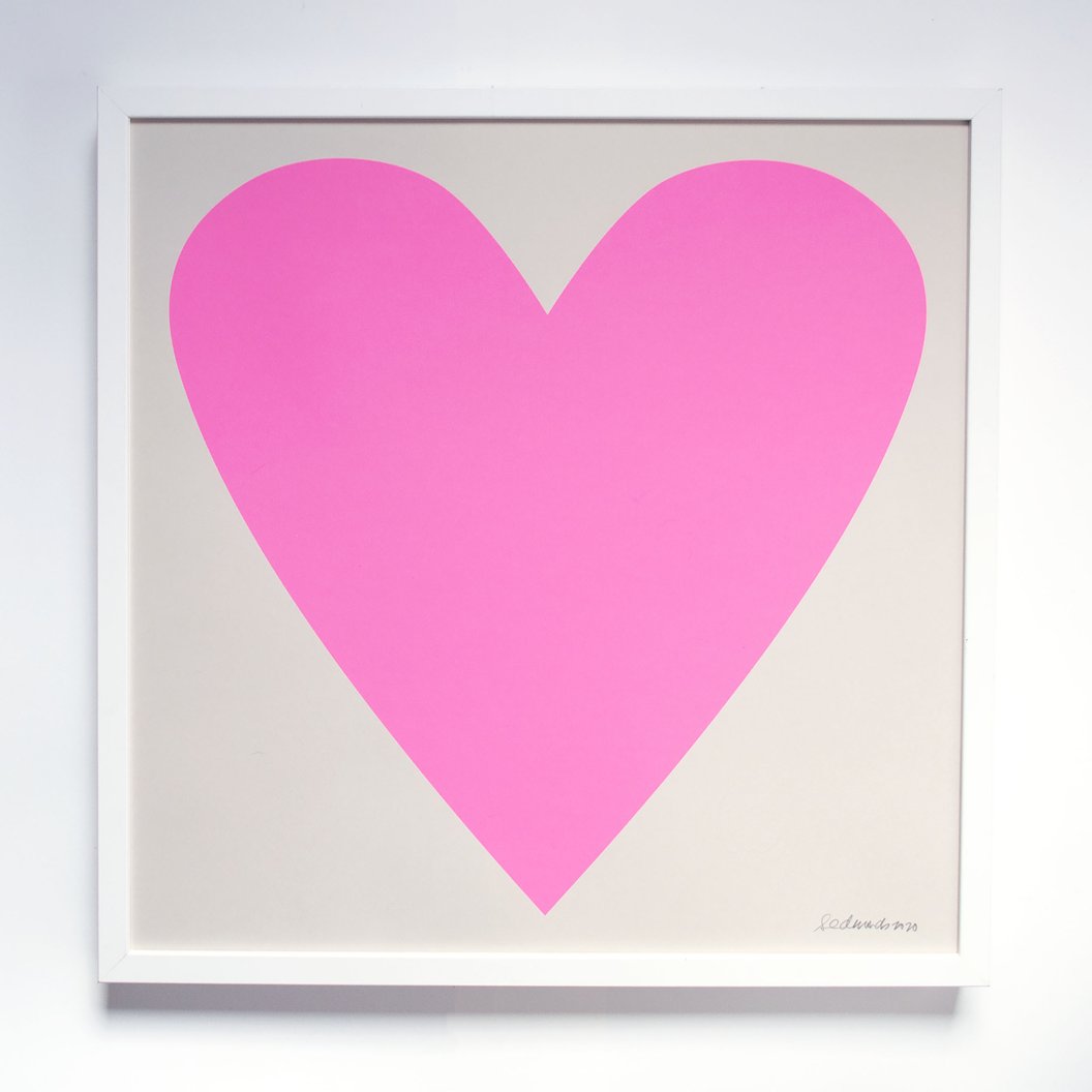 Banquet Atelier & Workshop Cool Pastel Neon Pink Heart