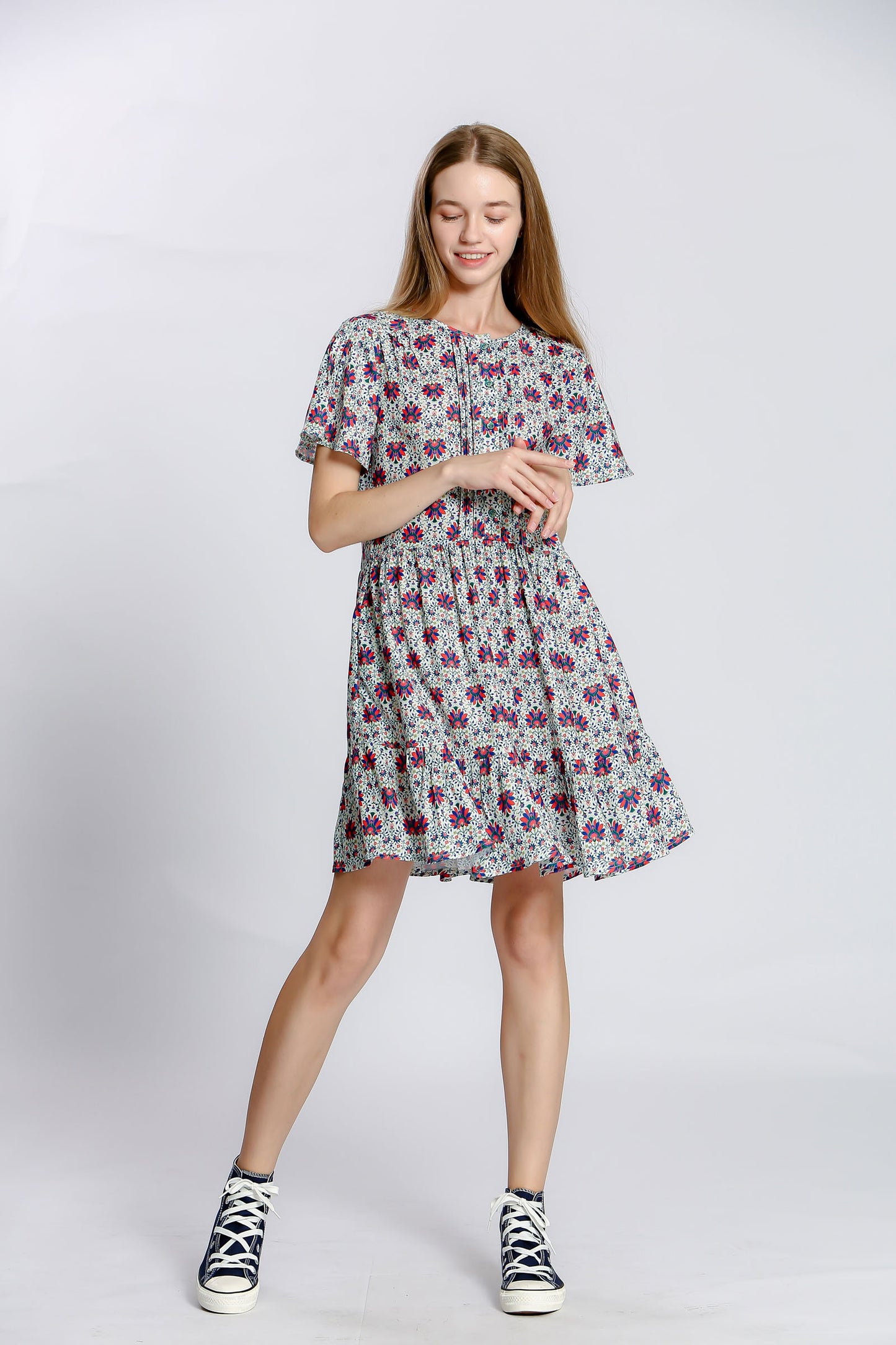 The Korner 8068 Floral Dress