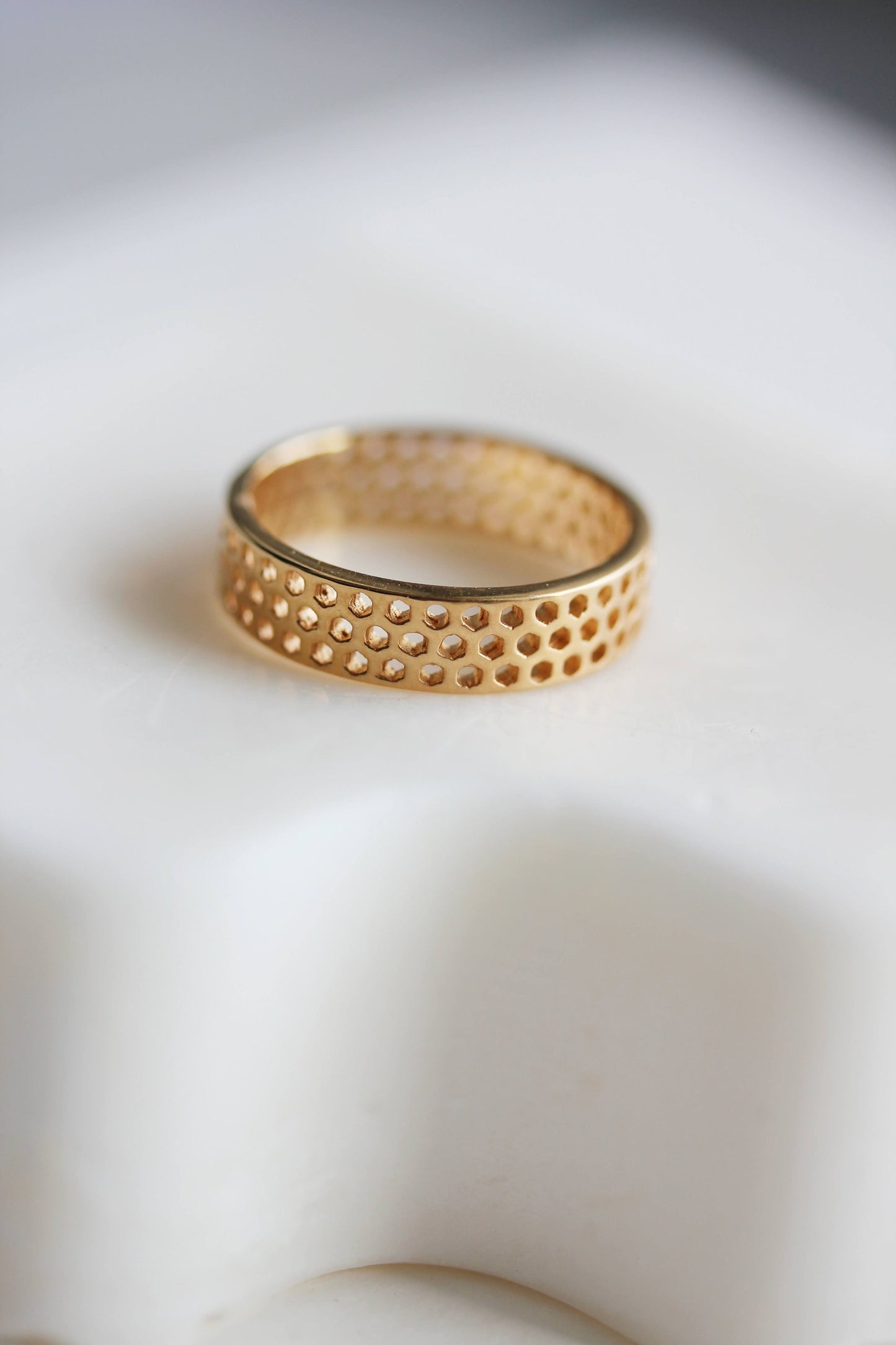 Little Gold Honeycomb Band