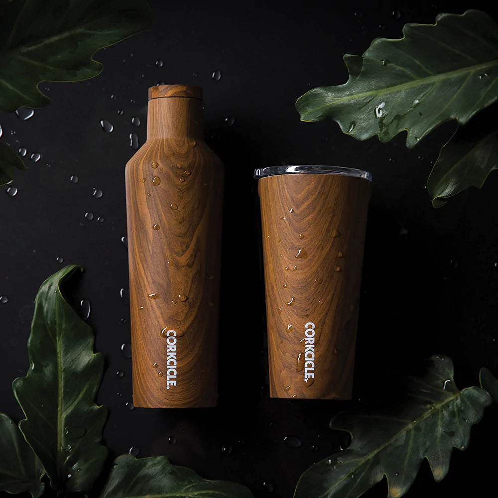 Corkcicle 16oz Walnut Wood Tumbler