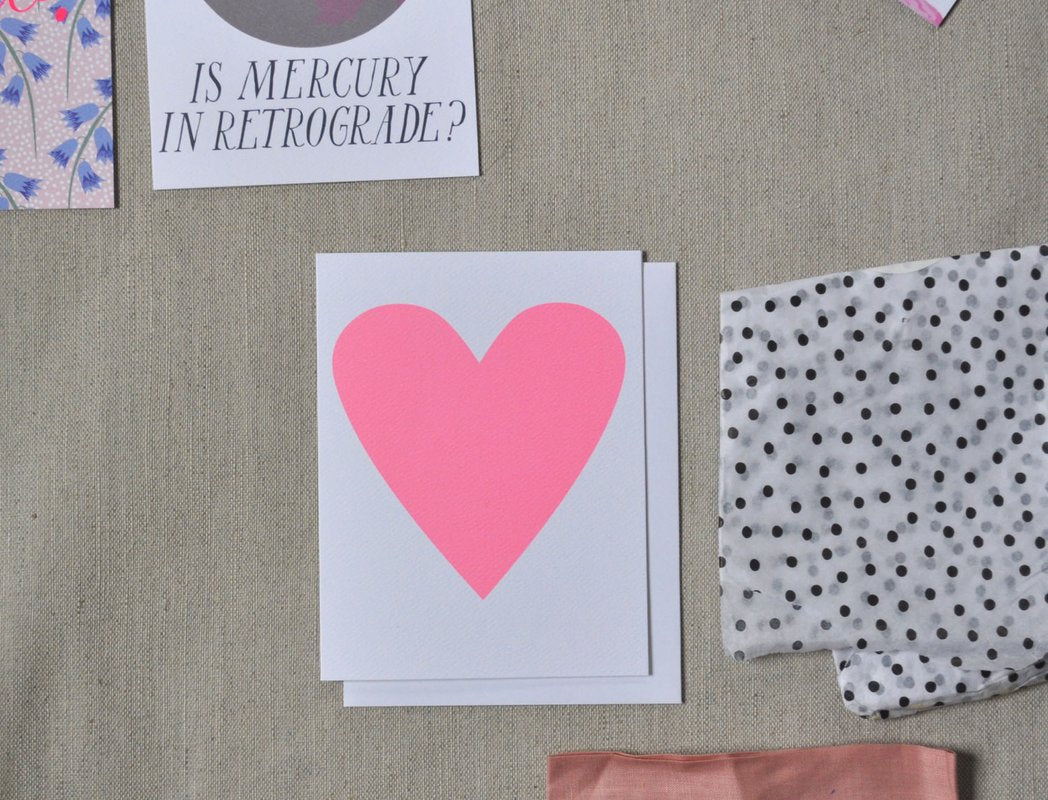 Banquet Baby Pink Heart Card