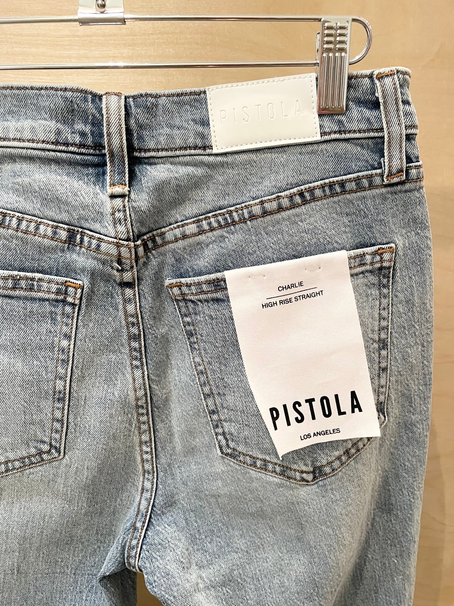 PISTOLA Charlie High Rise Straight Bali Jeans