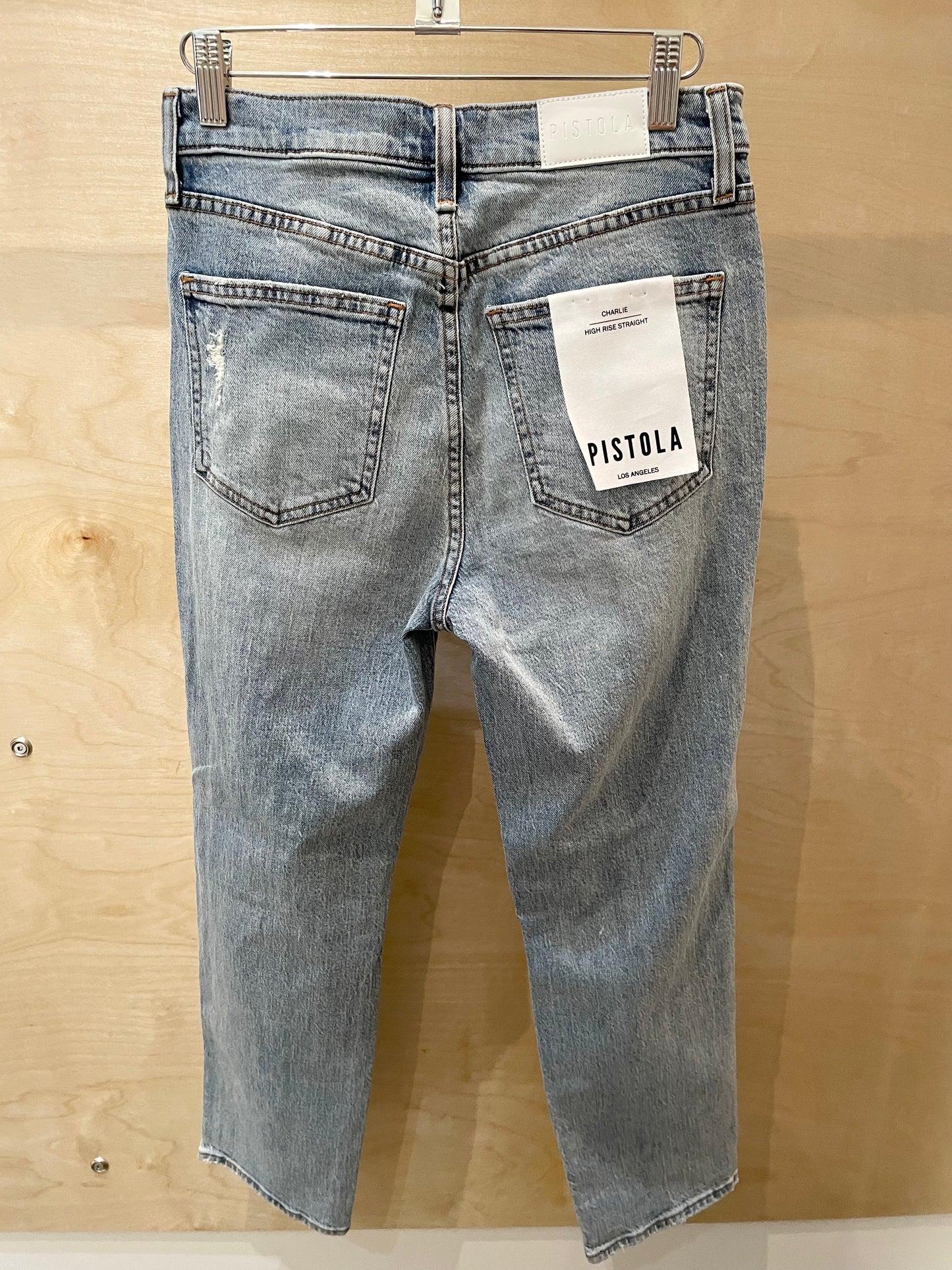 PISTOLA Charlie High Rise Straight Bali Jeans